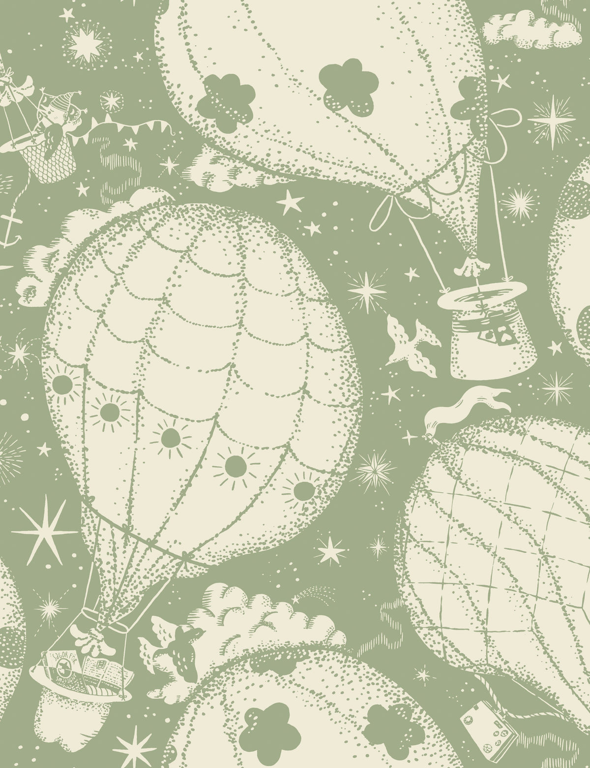 Ballongerna Wallpaper by Lina Schnaufer