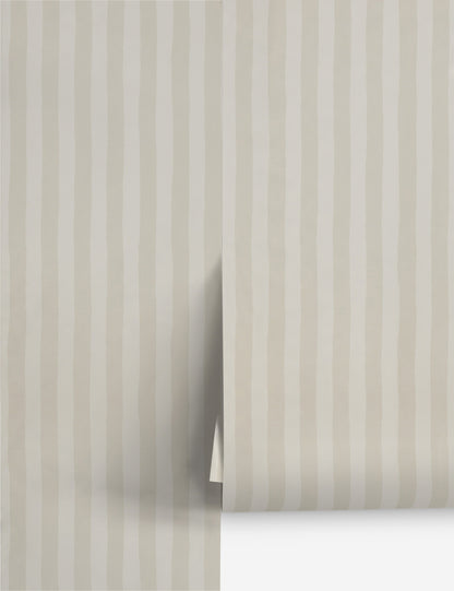 Painterly Stripe Wallpaper by Sarah Sherman Samuel