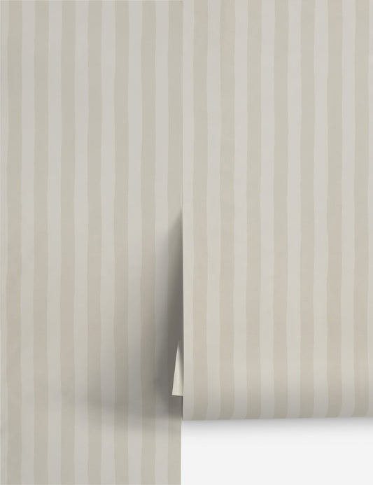 Painterly Stripe Wallpaper by Sarah Sherman Samuel