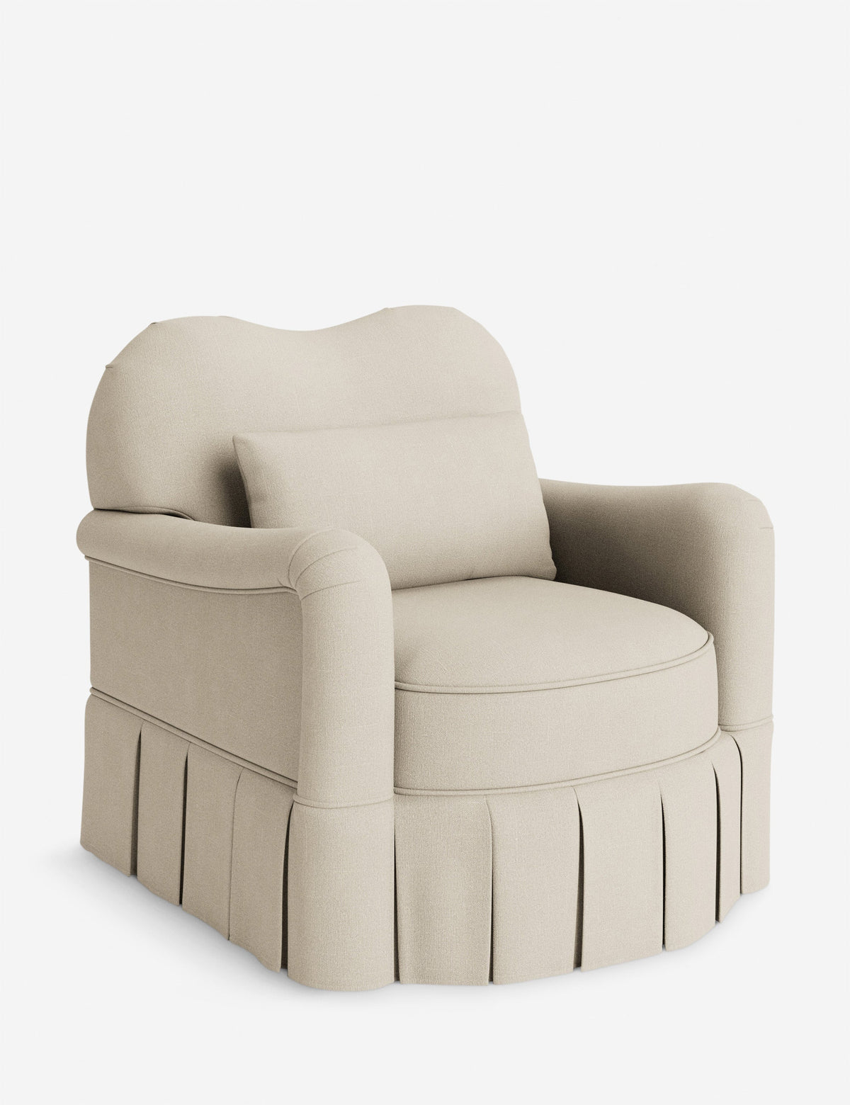 Middleton Skirted Accent Chair by Ginny Macdonald