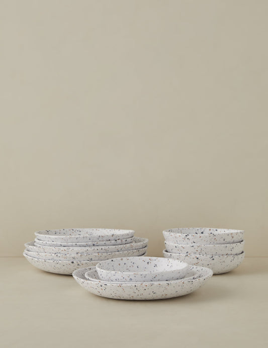 Madelle Recycled Melamine Dinnerware (12-Piece Set)