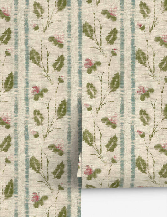 Mayla Grasscloth Wallpaper by Heidi Caillier
