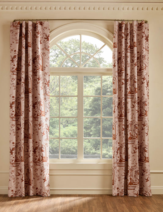 Misha Toile Curtain Panel