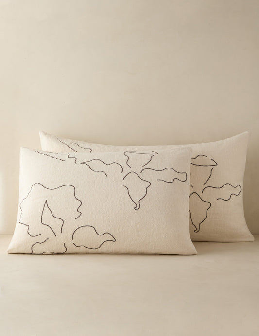 Narsi Linen Cotton Sham (Set of 2) by Sarah Sherman Samuel