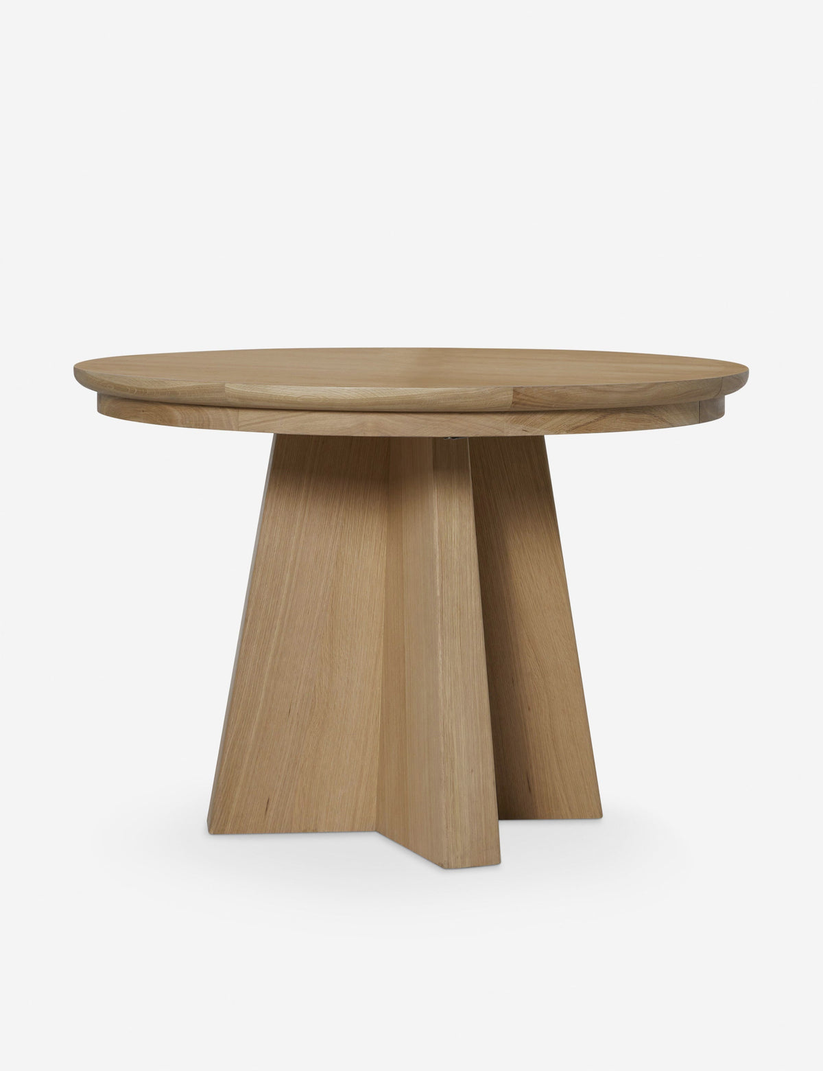Open Box: Nycola Extendable Oval Dining Table, Natural Oak 44"W