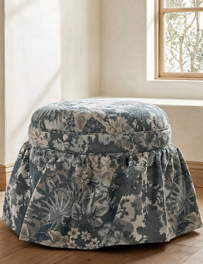 Tompkins Round Storage Ottoman