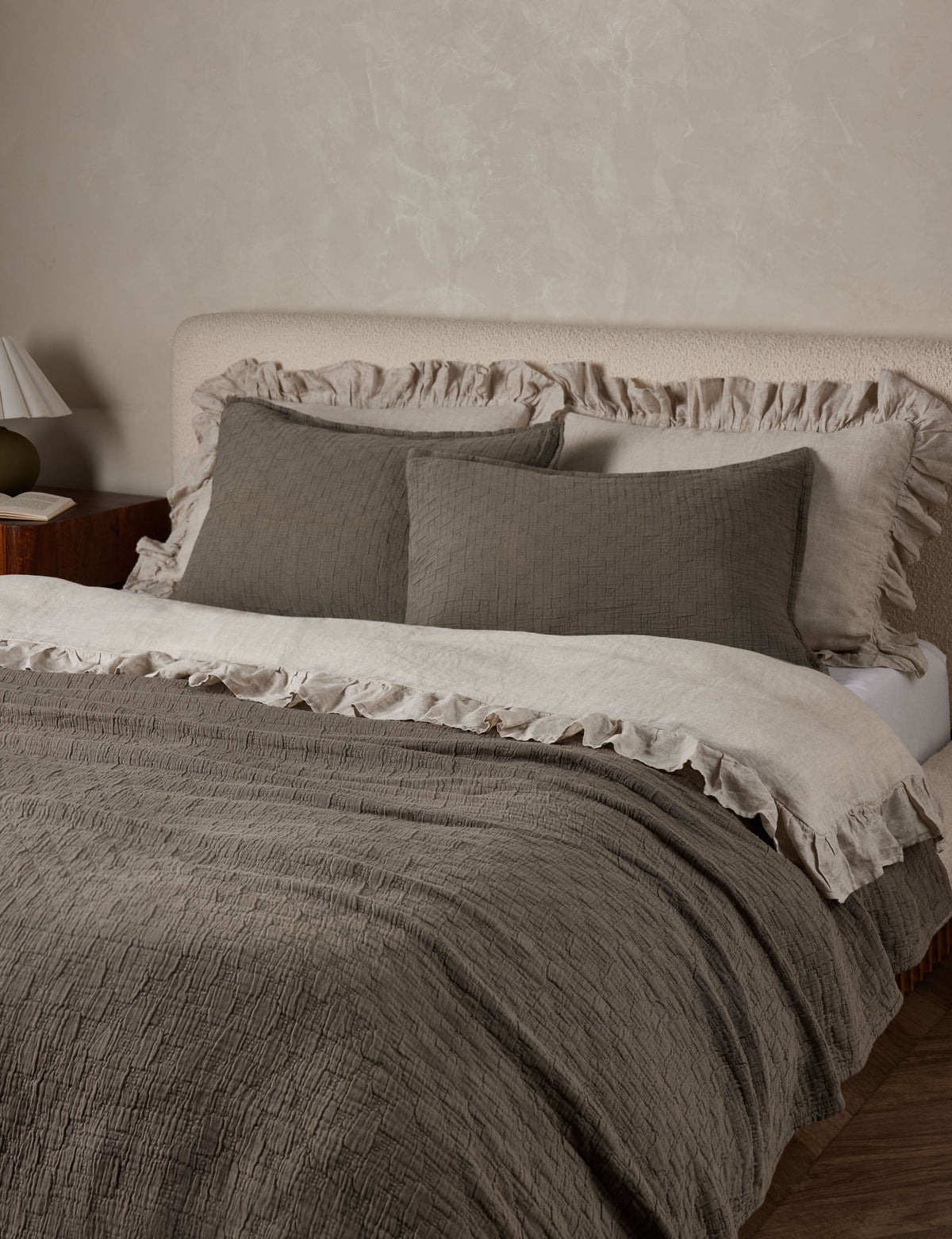 Ojai Cotton Matelassé Sham by Pom Pom at Home
