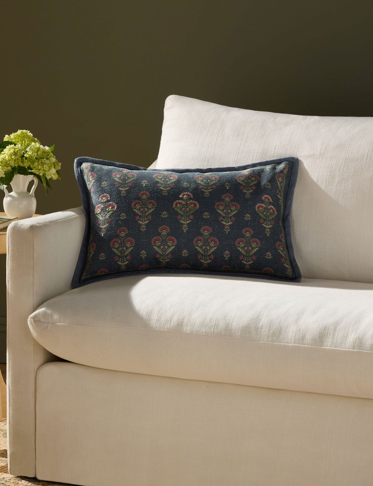 Marigold Embroidered Pillow by Chris Loves Julia x Loloi