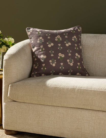 Posie Embroidered Pillow by Chris Loves Julia x Loloi