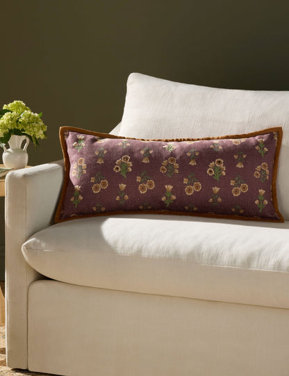Posie Embroidered Pillow by Chris Loves Julia x Loloi