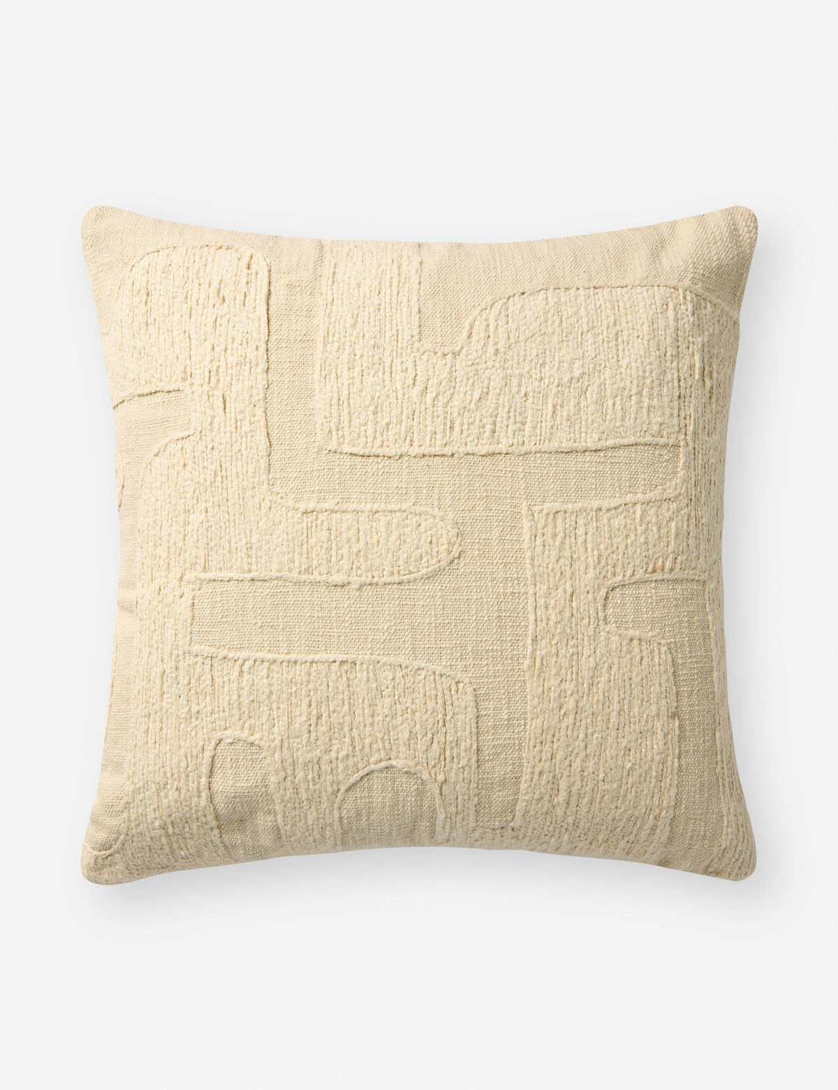 Organic Embroidered Pillow by Brigette Romanek x Loloi
