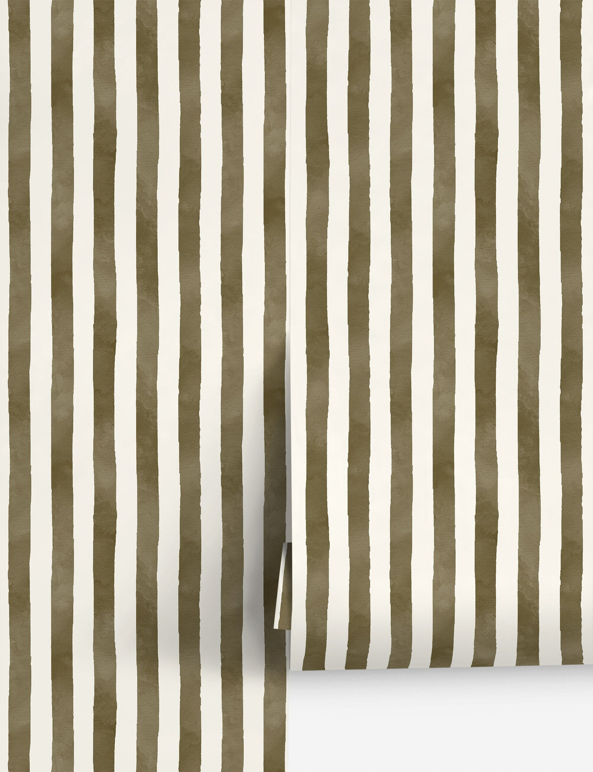 Painterly Stripe Wallpaper by Sarah Sherman Samuel