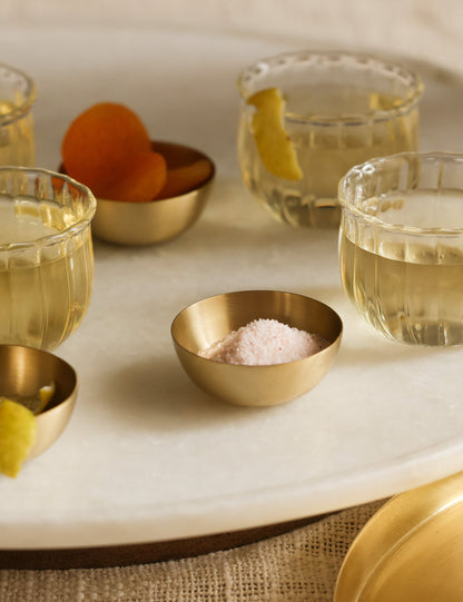 Heirloom Brass Dip Bowl (Set of 2) by Fleck
