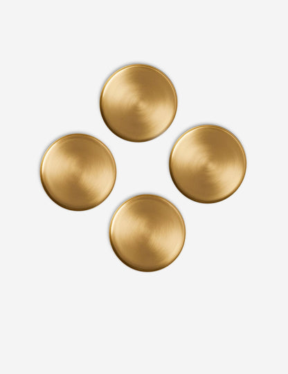 Heirloom Brass Coasters (Set of 4) by Fleck