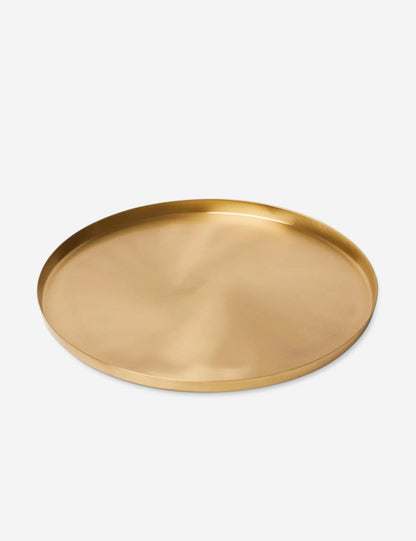 Heirloom Brass Serving Plate by Fleck