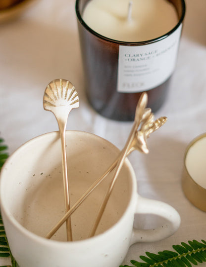 Seashell Stirrer (Set of 4) by Fleck