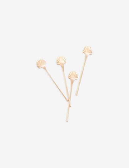 Seashell Stirrer (Set of 4) by Fleck