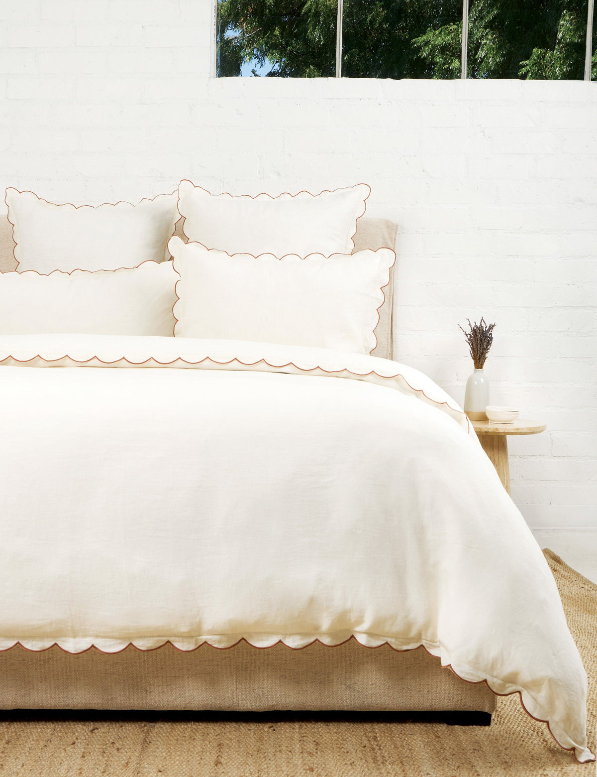 Kelly Linen Duvet Cover by Pom Pom At Home