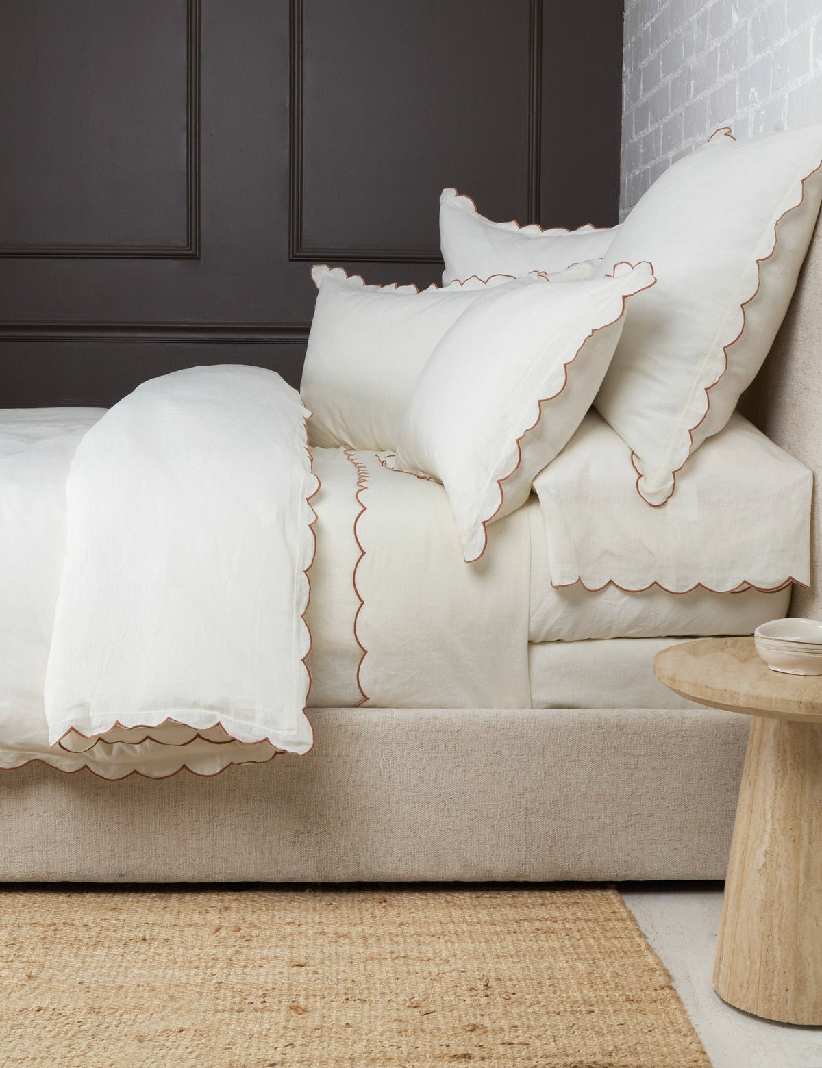 Kelly Linen Duvet Cover by Pom Pom At Home