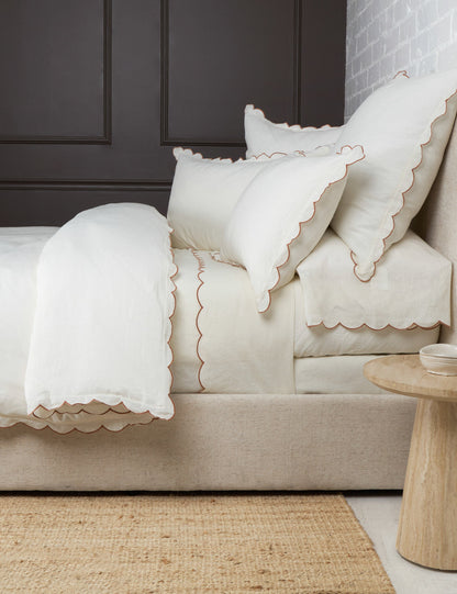 Kelly Linen Duvet Cover by Pom Pom At Home