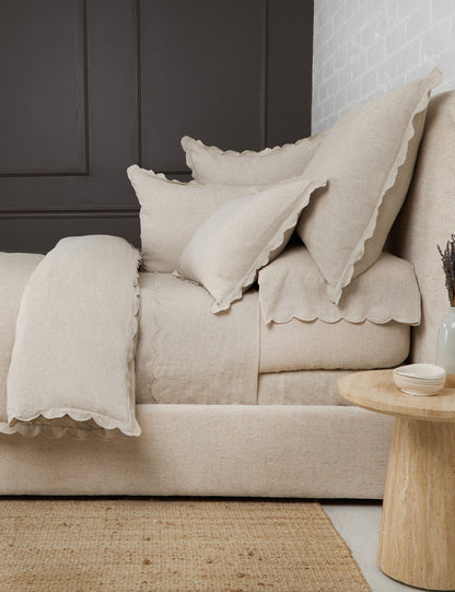 Kelly Linen Duvet Cover by Pom Pom At Home