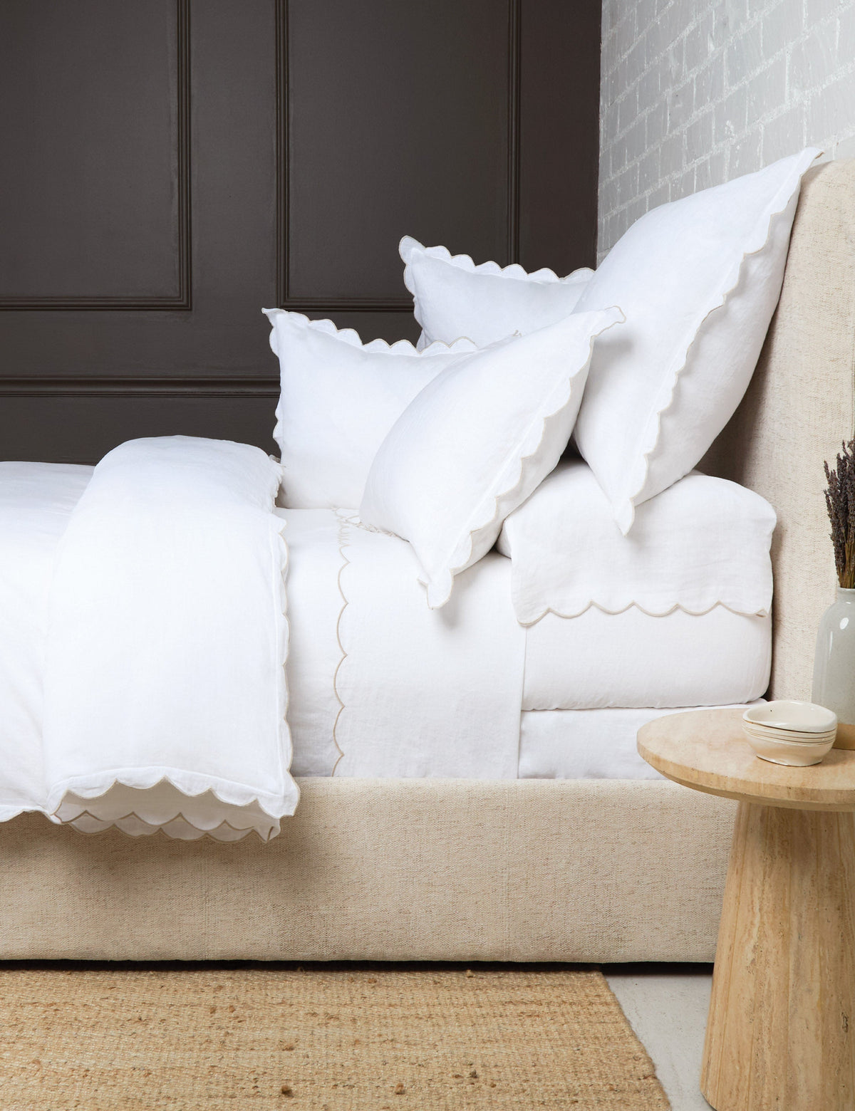 Kelly Linen Duvet Cover by Pom Pom At Home