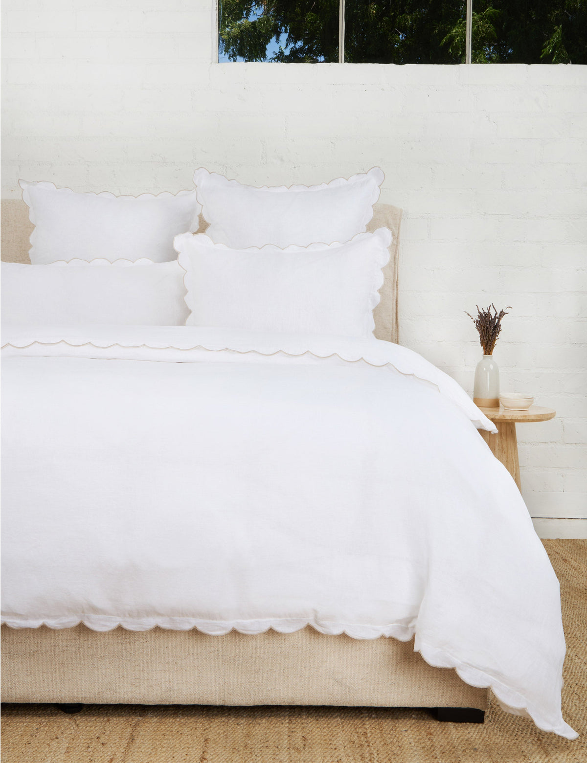 Kelly Linen Duvet Cover by Pom Pom At Home