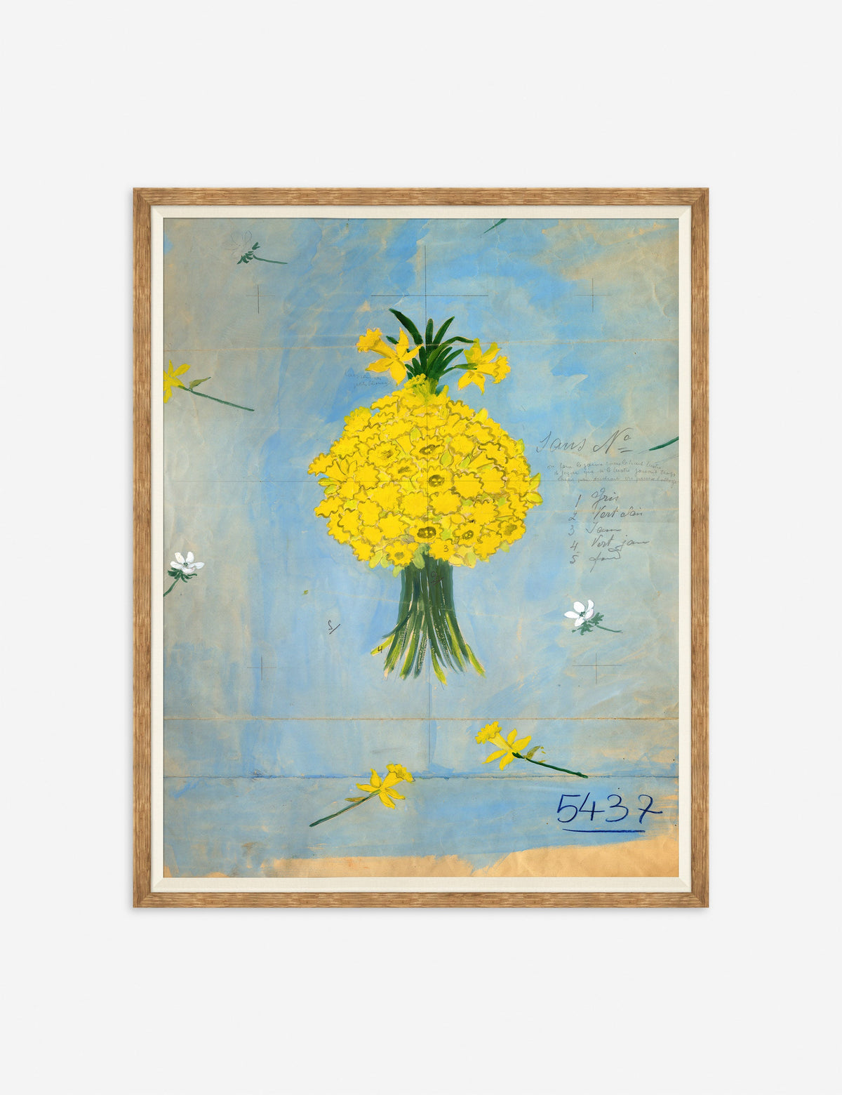 Bouquette de Jonquilles Print by Paule Marrot