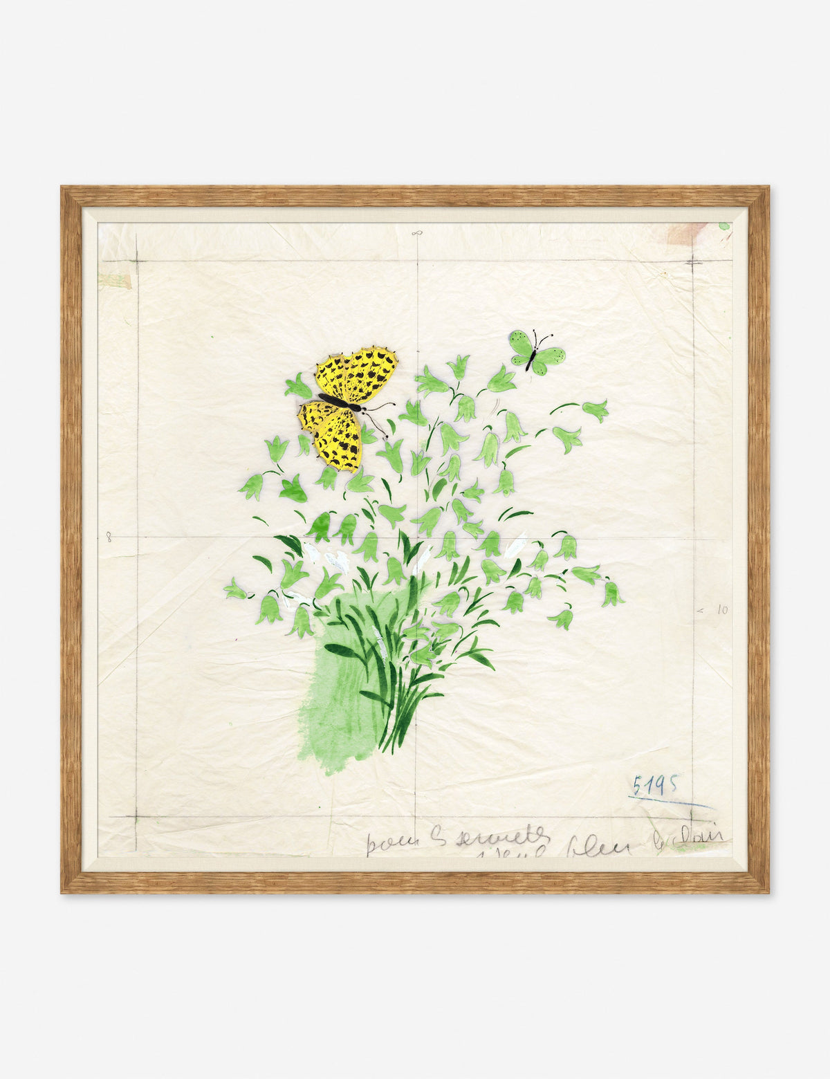 Clochettes et Papillon I Print by Paule Marrot