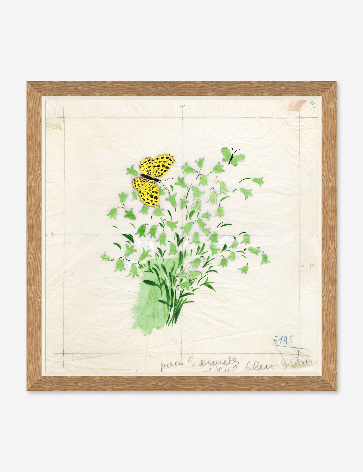 Clochettes et Papillon I Print by Paule Marrot
