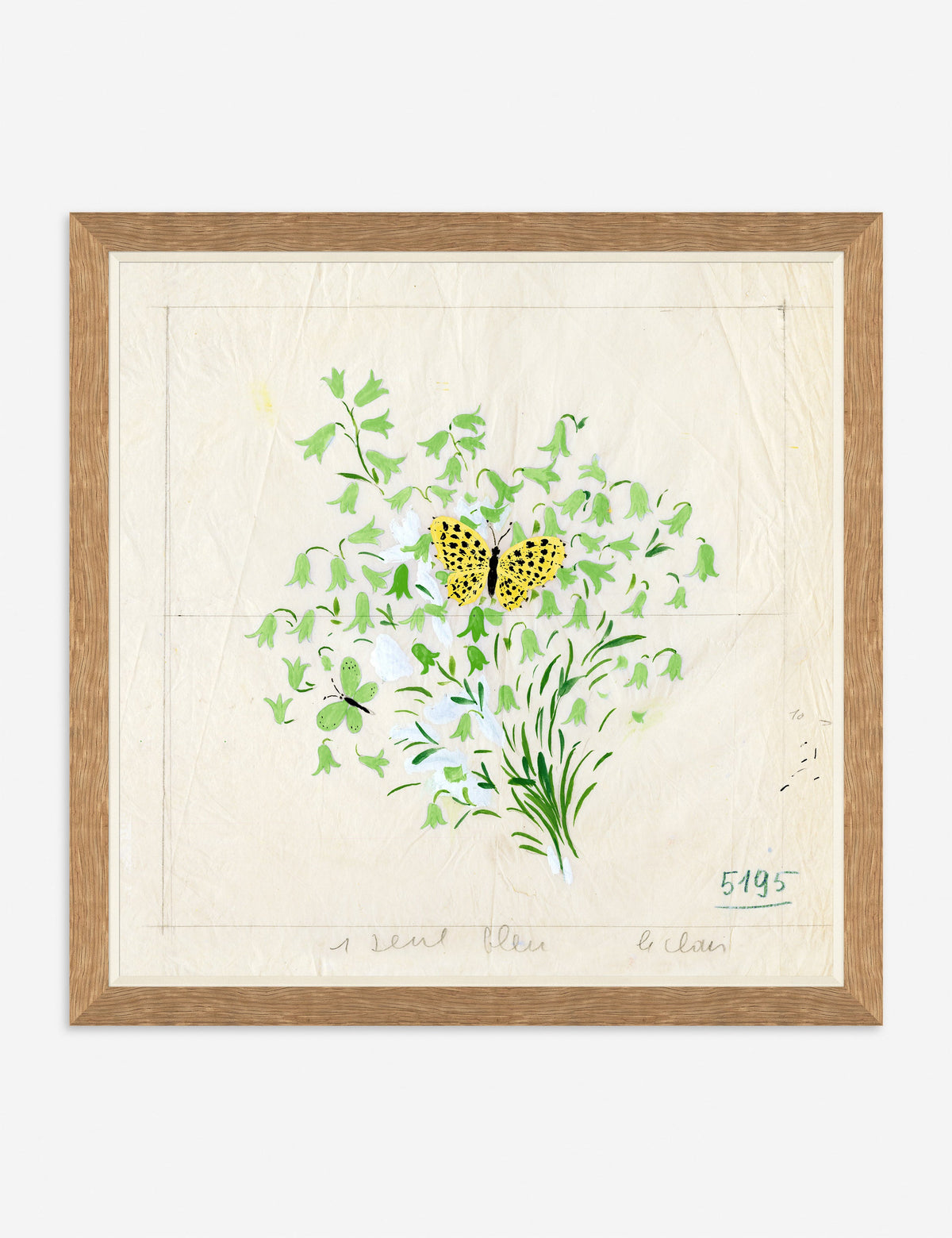 Clochettes et Papillon II Print by Paule Marrot