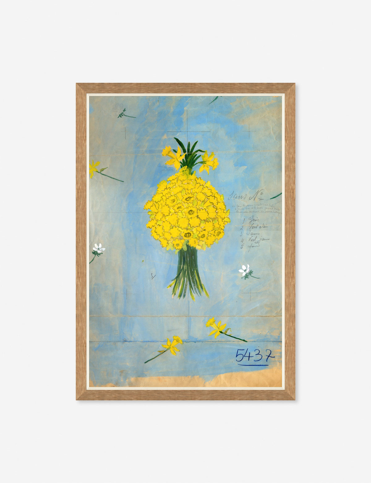 Bouquette de Jonquilles Print by Paule Marrot