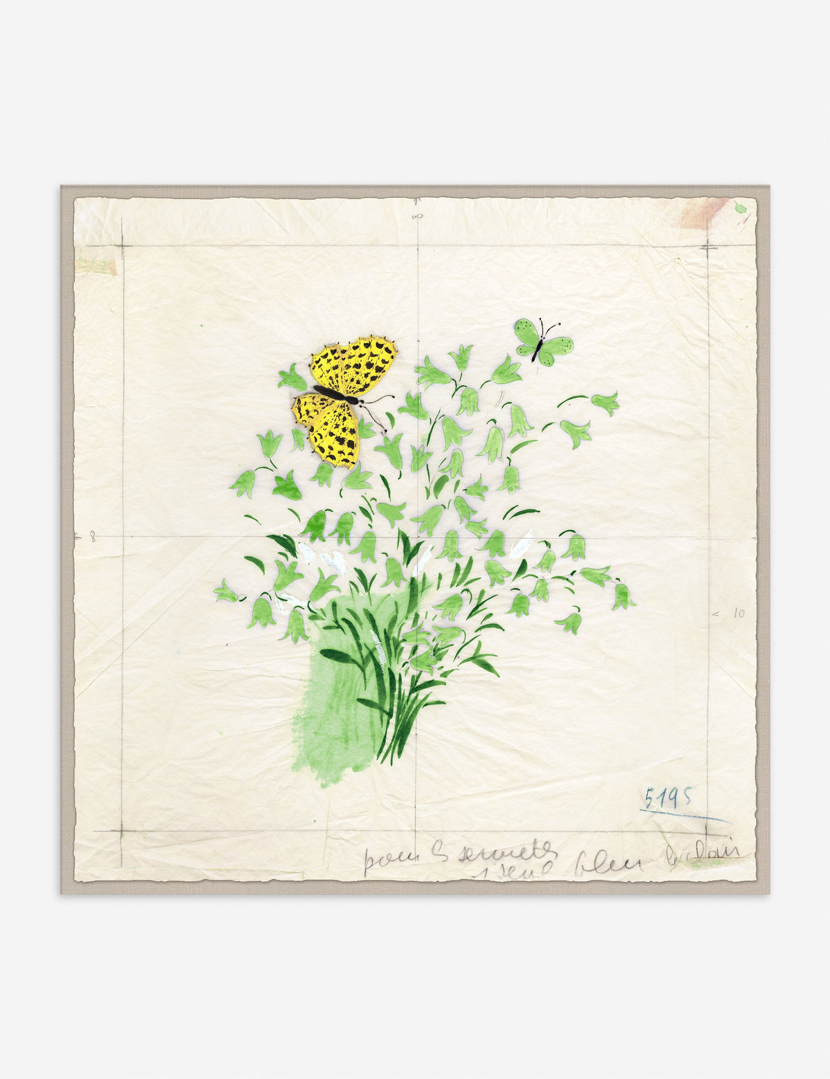 Clochettes et Papillon I Print by Paule Marrot