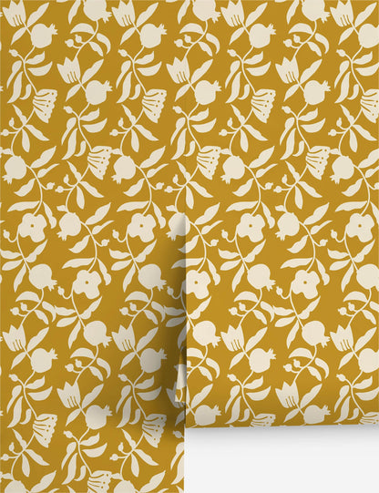 Pome Floral Wallpaper by Sarah Sherman Samuel