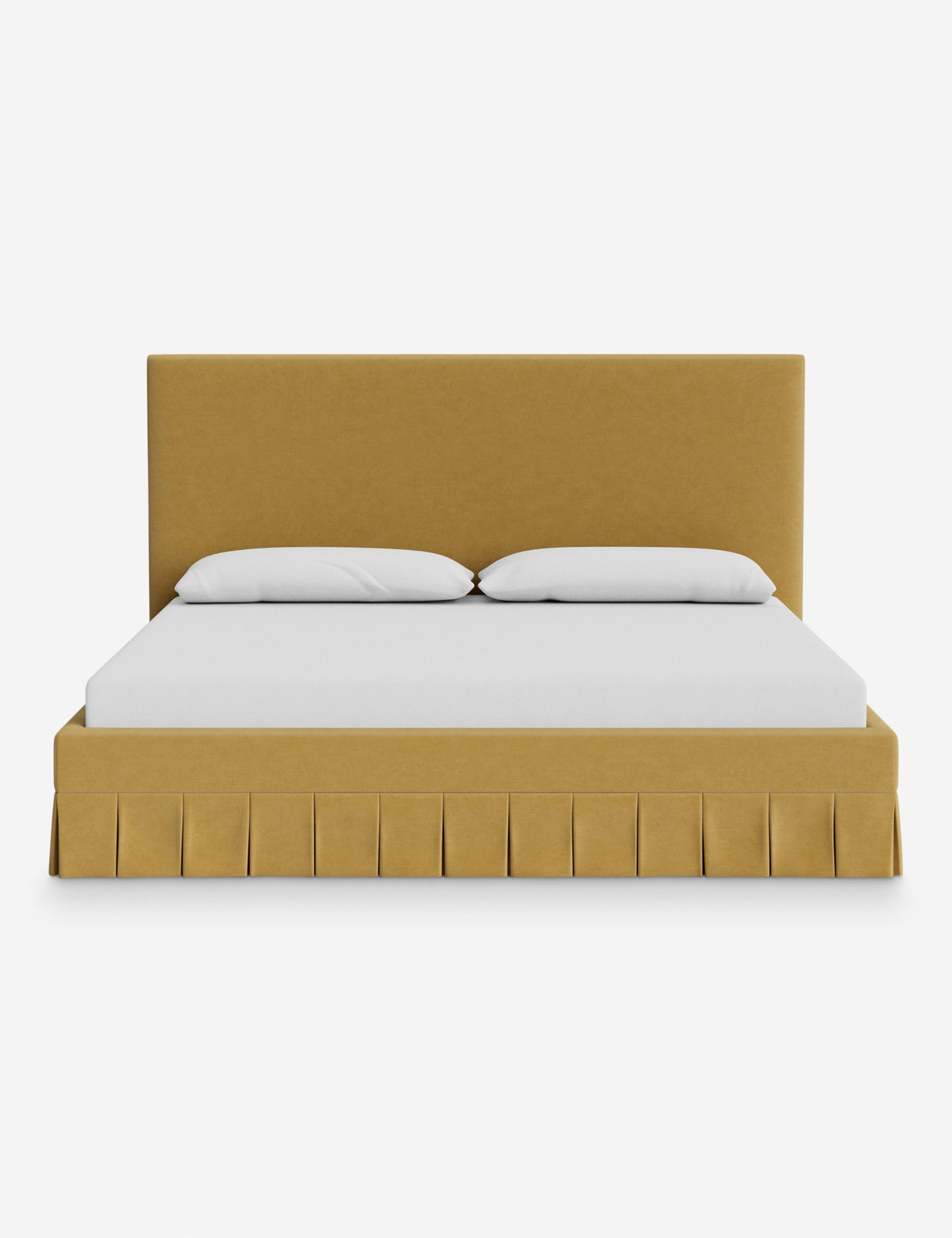 Portola Pleated Platform Bed