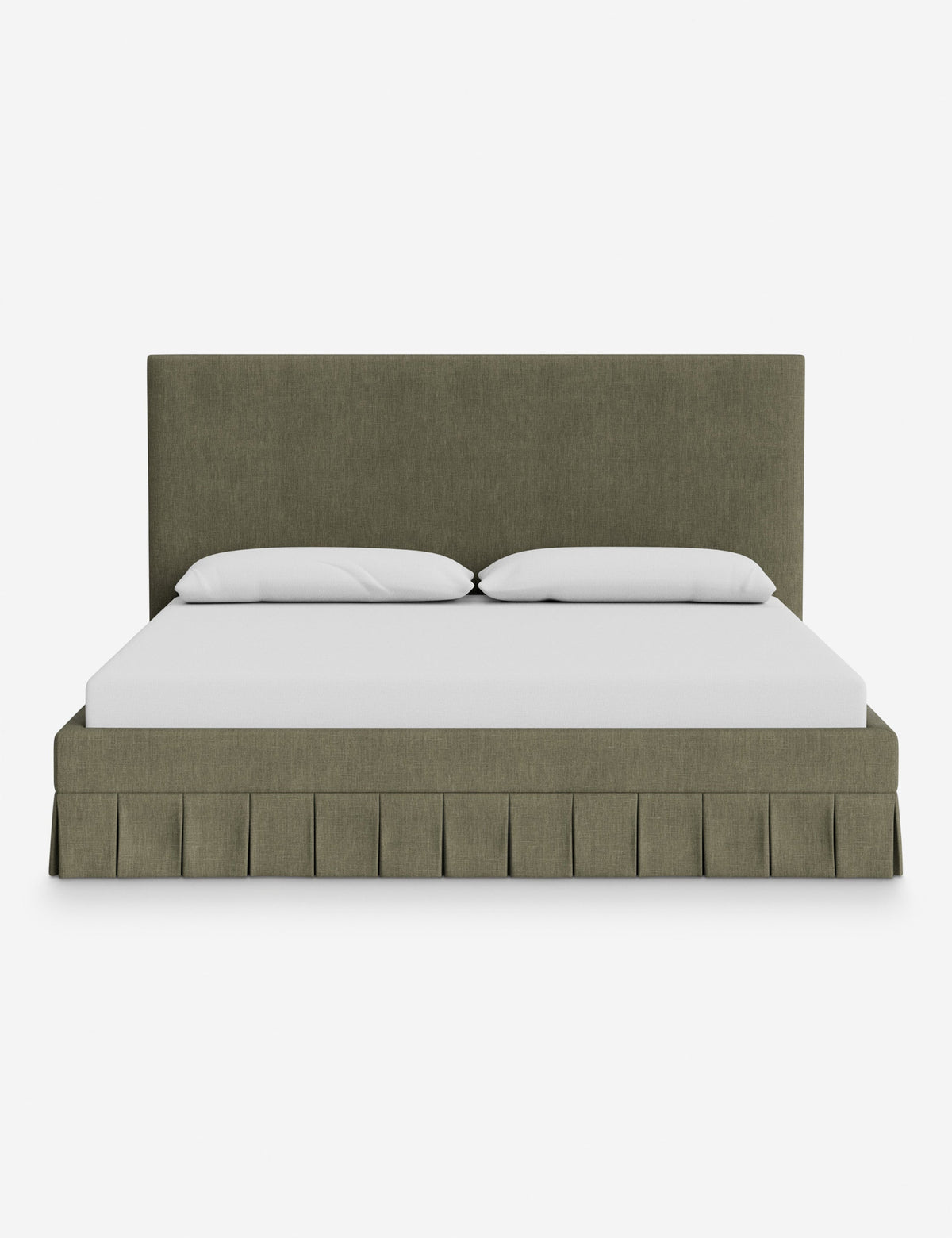 Portola Pleated Platform Bed