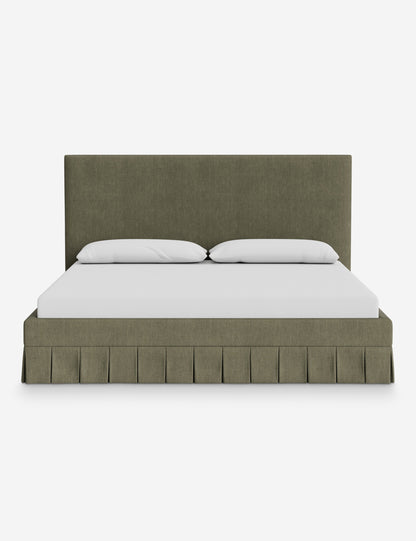 Portola Pleated Platform Bed