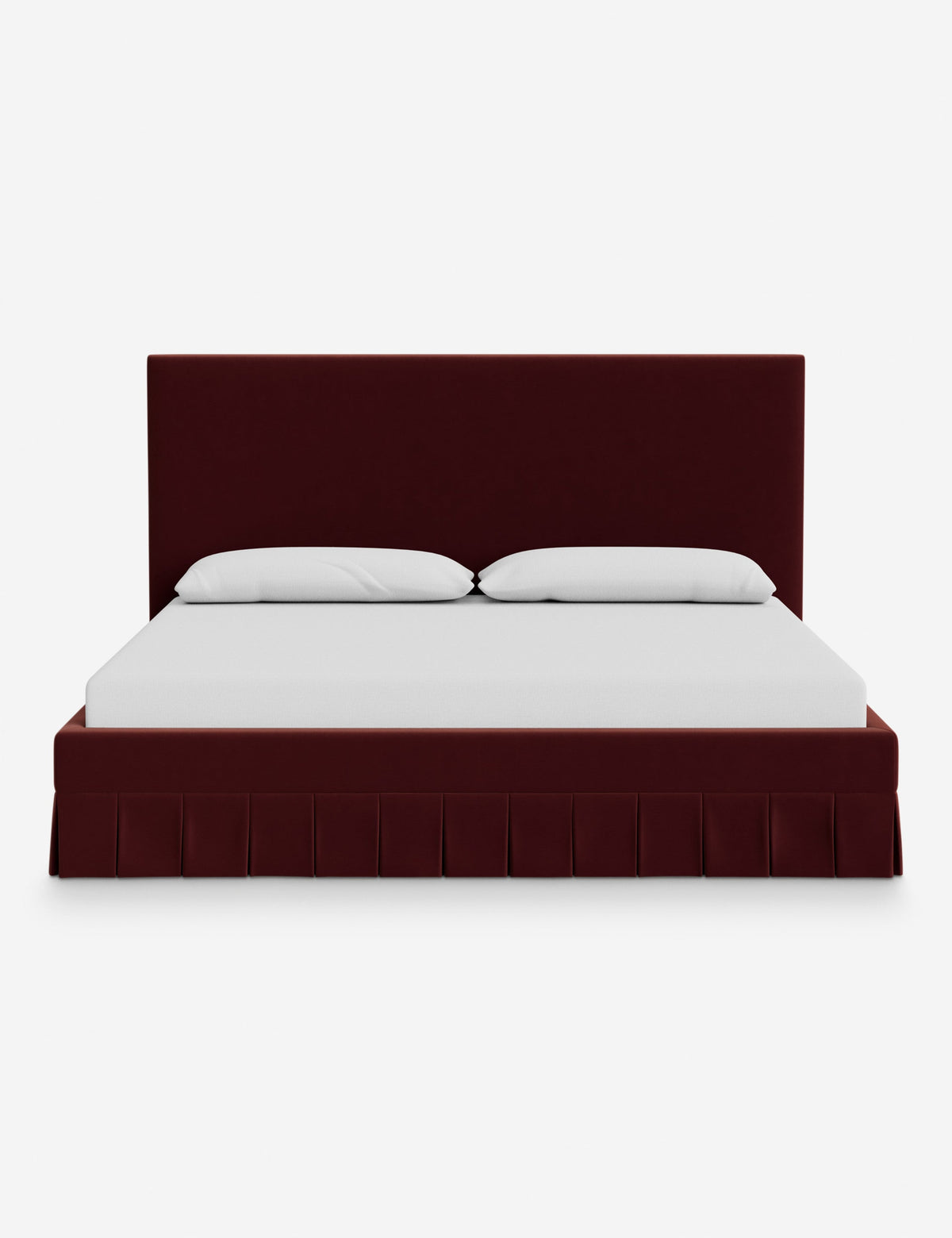 Portola Pleated Platform Bed