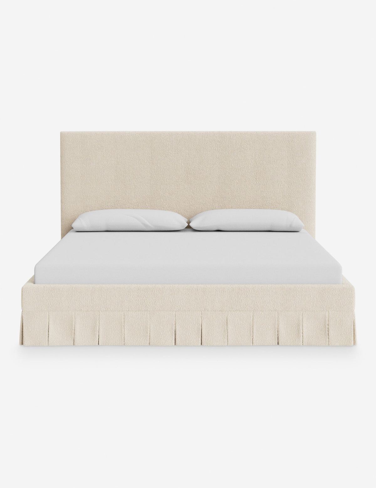 Portola Pleated Platform Bed