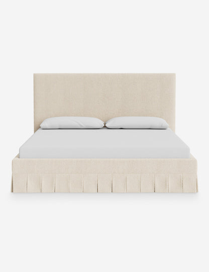 Portola Pleated Platform Bed