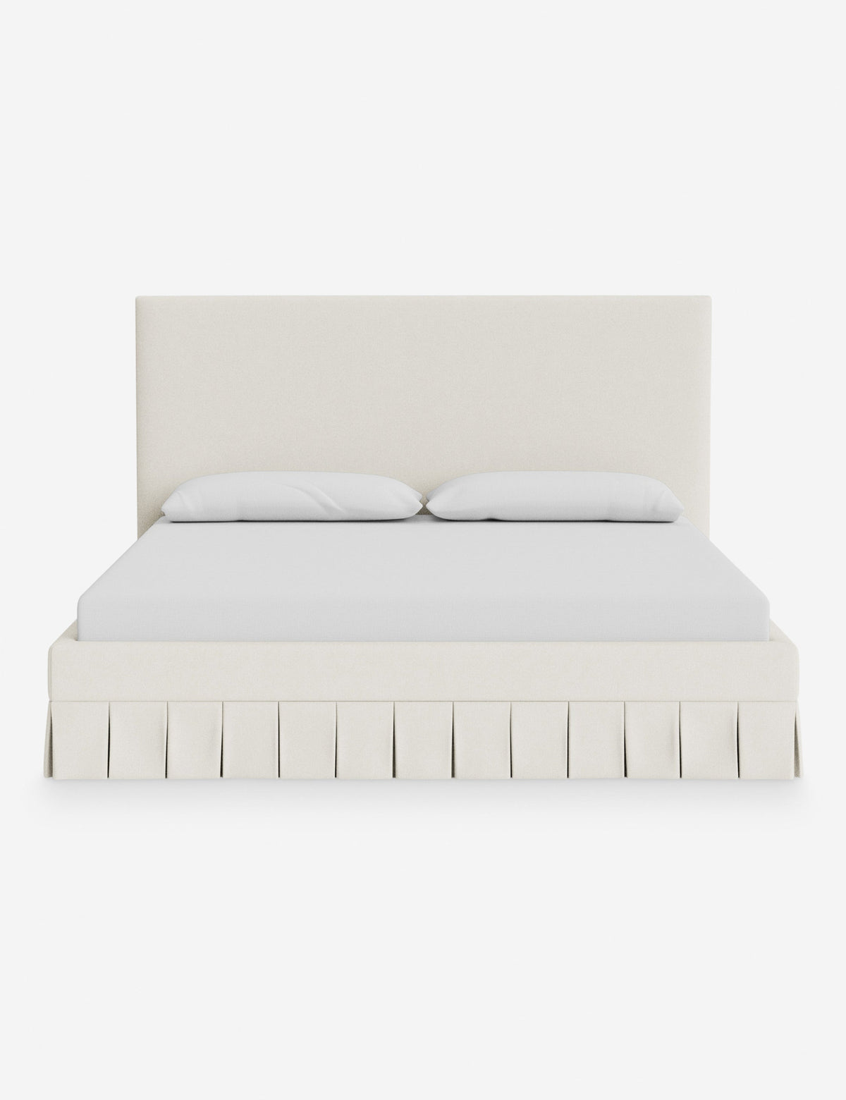Portola Pleated Platform Bed