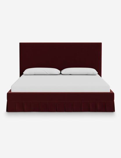 Portola Pleated Platform Bed