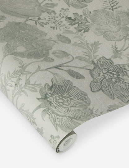 Poppies Textured Peel + Stick Wallpaper by Pure Salt