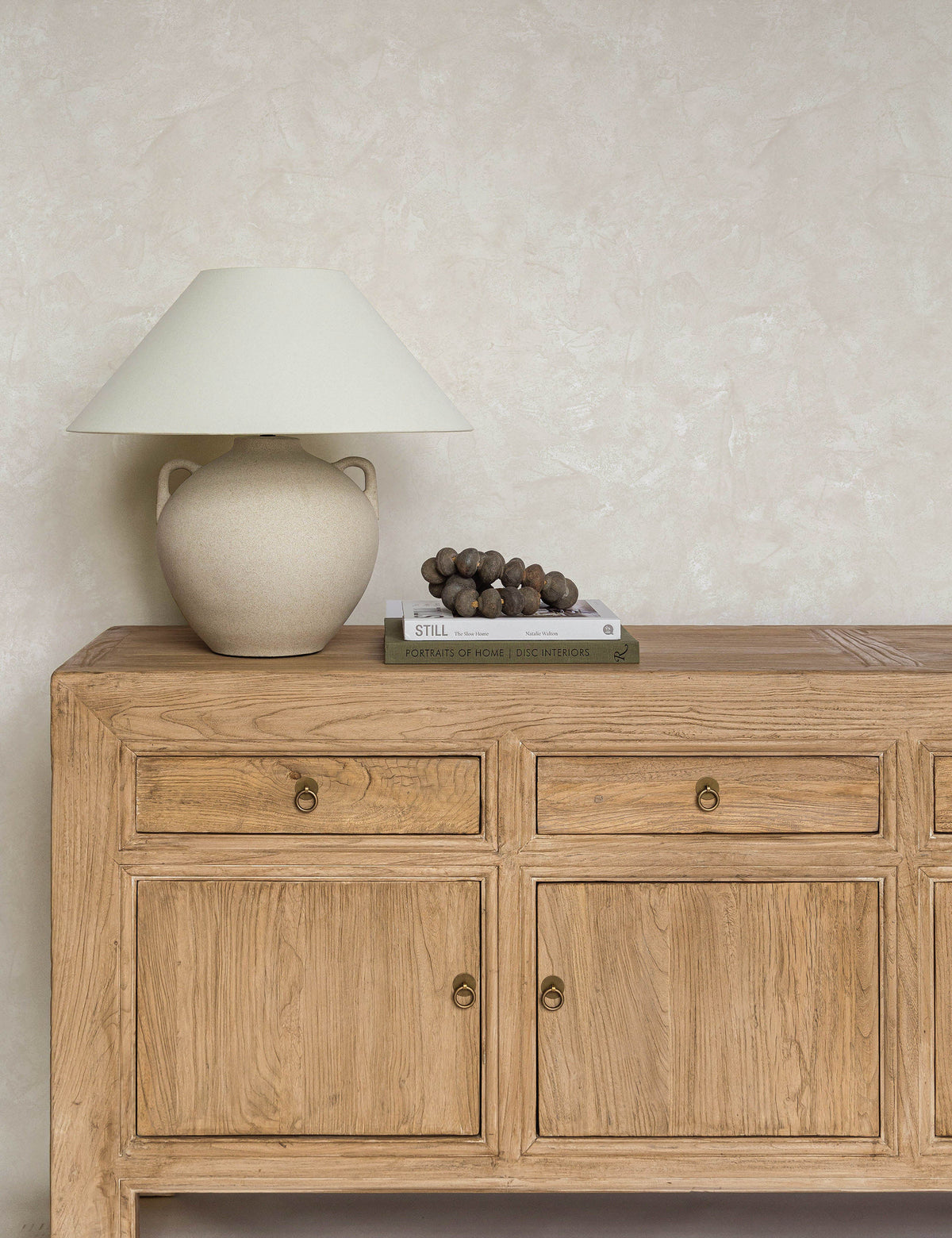 Faux Roman Clay Peel + Stick Wallpaper by Pure Salt