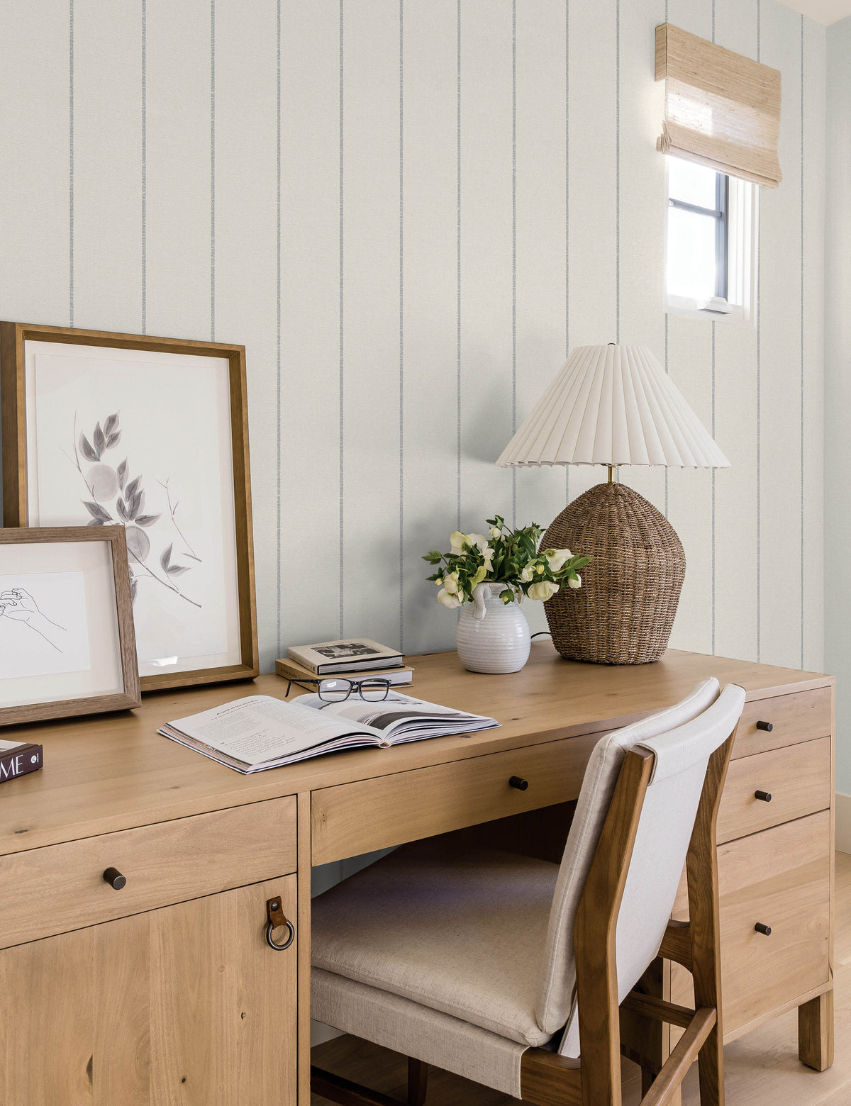 Bursa Stripe Peel + Stick Wallpaper by Pure Salt