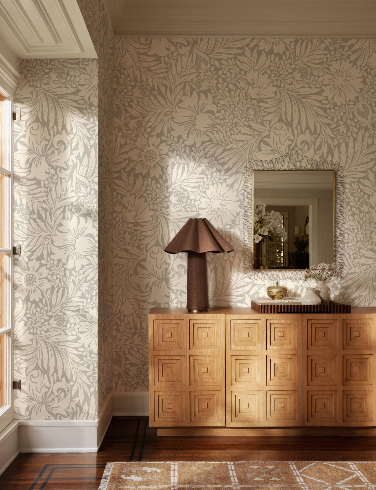 Modern Acanthus Peel + Stick Wallpaper by Erin & Ben Co.