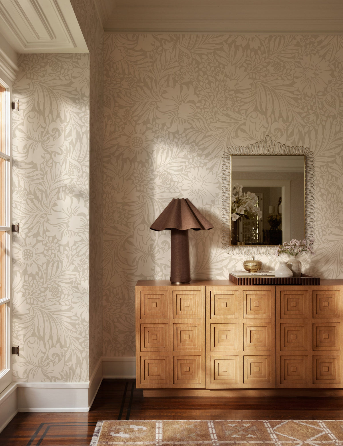 Modern Acanthus Peel + Stick Wallpaper by Erin & Ben Co.