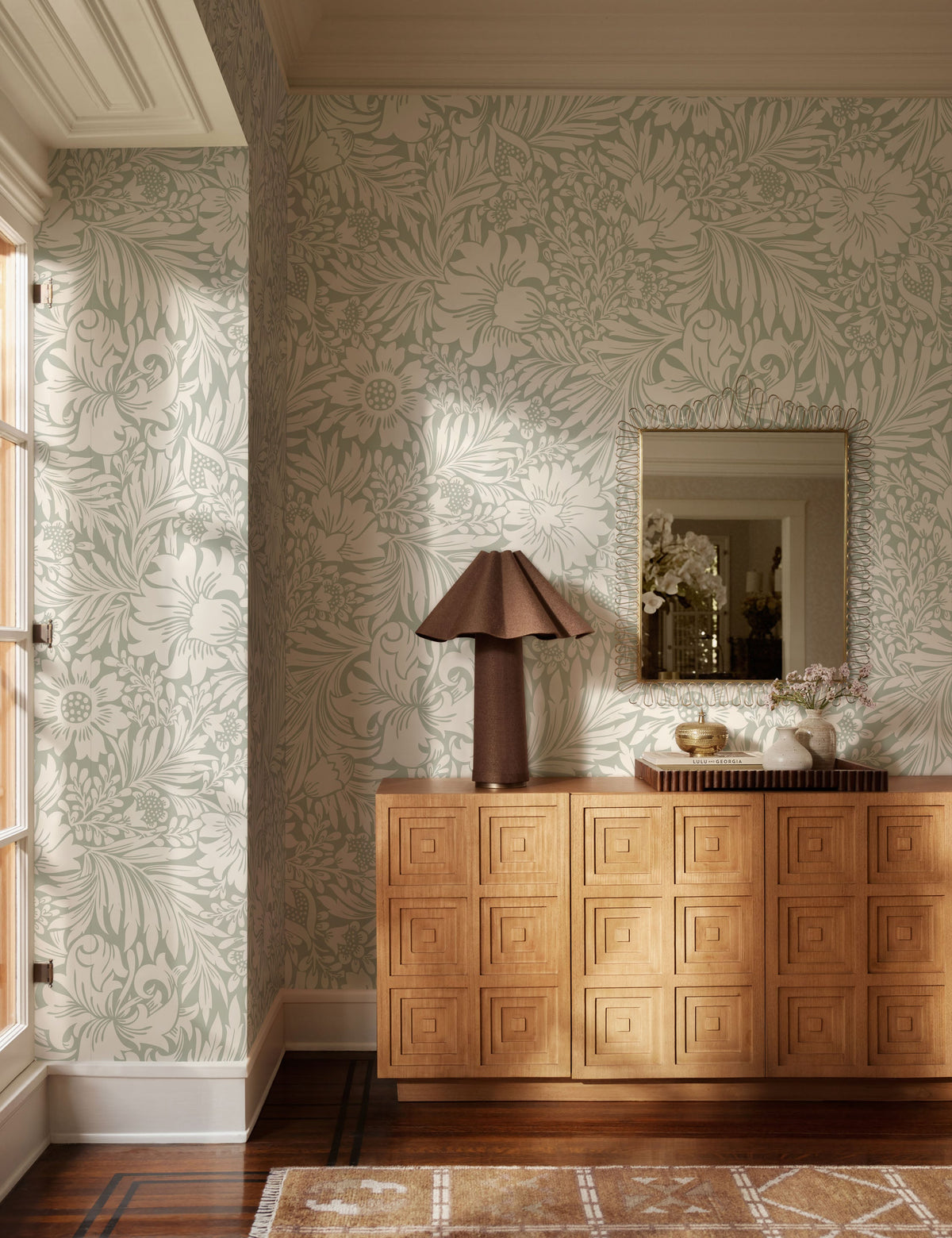 Modern Acanthus Peel + Stick Wallpaper by Erin & Ben Co.