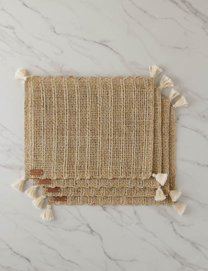 Tassel Placemats (Set of 4) by Tallo de Olivo