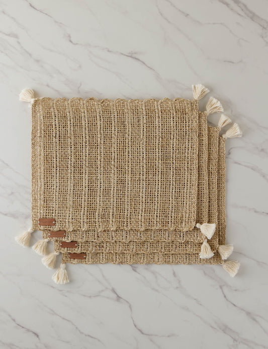 Tassel Placemats (Set of 4) by Tallo de Olivo